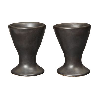 Ferm Living Flow munakupit 2 kpl Black | Alk. 25,00 €