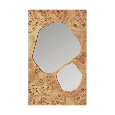 Ferm Living Folia peili Natural burl, 82 cm