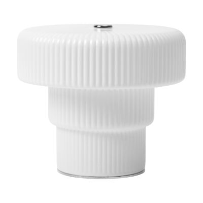 Ferm Living Ripple portaattilamppu 10 cm White