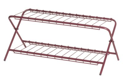 4Living Flip kenkäteline 70x28x31 cm burgundinpunainen