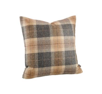 Artwood Alistair Plaid Cushion Cover Brown