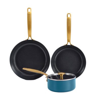 Combekk Paistinpannu- ja kattilasetti 4 osaa, sininen | Alk. 149,00 €