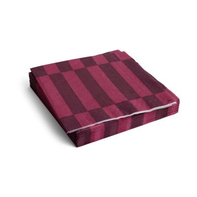 HAY Pattern Dinner lautasliina 40x40 cm 20-pakkaus Bordeaux-viini