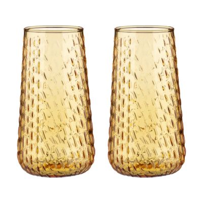 Marimekko Syksy pitkä juomalasi 2-pack Hunaja | Alk. 70,00 €