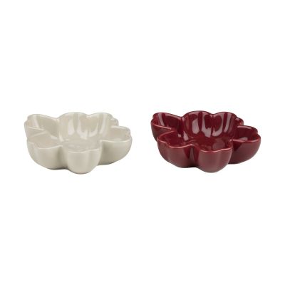 Marimekko Unikko shape kulho Ø11 cm 2 osaa. Burgundy-kivitavara | Alk. 40,00 €