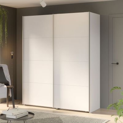 Veke Line vaatekaappi liukuovilla 170x210 valkoinen | Alk. 599,00 €