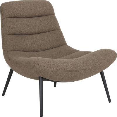 Veke Mesi Lounge nojatuoli taupe Monza 40, mustat jalat | Alk. 499,00 €