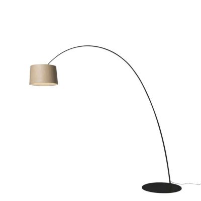 Foscarini - Twiggy Elle Wood Lattiavalaisin MyLight Musta | Alk. 2 502,00 €
