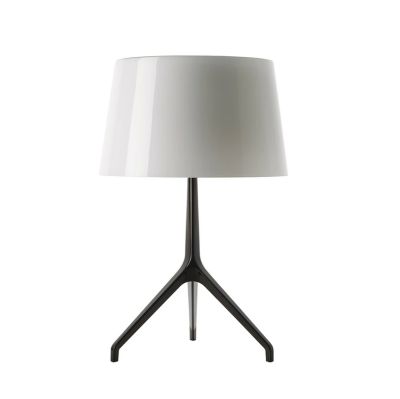 Foscarini - Lumiere XXL Pöytävalaisin Musta Kromi/Valkoinen | Alk. 1 254,00 €