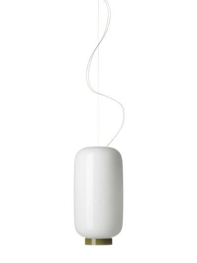 Foscarini - Chouchin 2 Reverse Riippuvalaisin Valkoinen/Vihreä | Alk. 717,00 €