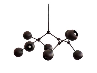 101 COPENHAGEN - Drop Globe -kattokruunu Mini Burned musta | Alk. 899,00 €