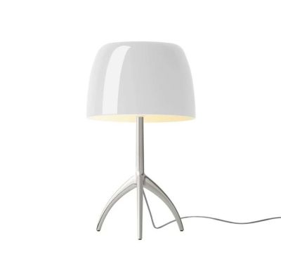 Foscarini - Lumiere Grande Pöytävalaisin E27 Alu/Valkoinen Dimm. | Alk. 724,00 €