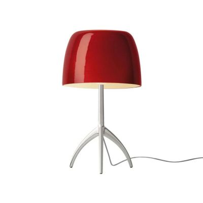 Foscarini - Lumiere Grande Pöytävalaisin E27 Alu/Kirsikka Dimm. | Alk. 848,00 €