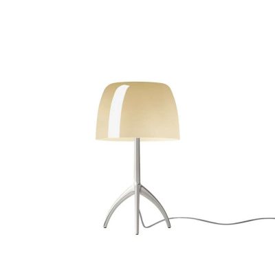 Foscarini - Lumiere Piccola Pöytävalaisin E14 Alu/Lämmin Valkoinen | Alk. 552,00 €