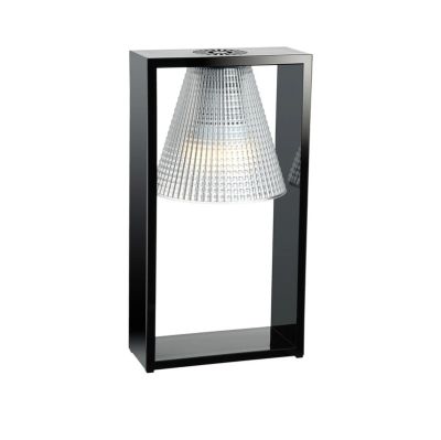 Kartell - Light-Air Pöytävalaisin Kristalli/Musta