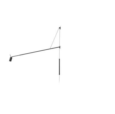 Nemo - Swan Adjustable Seinävalaisin Matt Black Lighting | Alk. 1 160,00 €