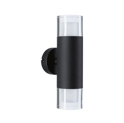 Paulmann - Kame 2 Seinävalaisin/Kattovalaisin IP44 Signal Black | Alk. 87,00 €