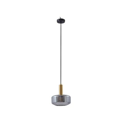 Lindby - Hildur-riippuvalaisin Ø 22 cm savuharmaa 1-lamppuinen lasi | Alk. 42,00 €