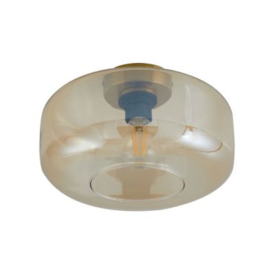Lindby - Hildur kattovalaisin Ø 28,5 cm, meripihka lasi | Alk. 42,00 €