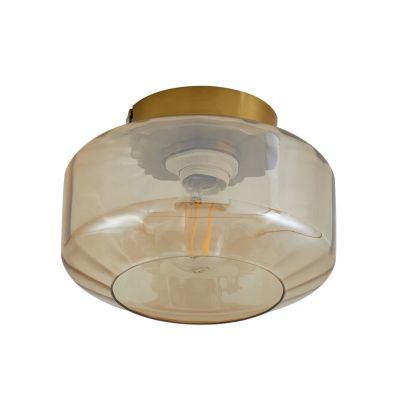 Lindby - Hildur kattovalaisin, meripihka Ø 22 cm lasi | Alk. 59,00 €