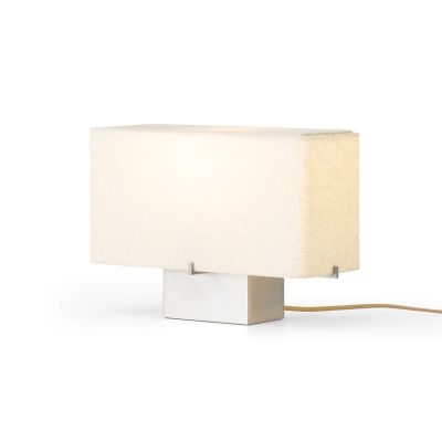 Audo Copenhagen - Nonna pöytälamppu alumiini-/hiekanvärinen, 24 cm, metalli/kangas Audo | Alk. 335,00 €