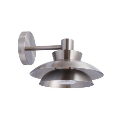 Lucande - Thais ulkoseinävalaisin Ø 25 cm ruostumaton teräs | Alk. 76,00 €