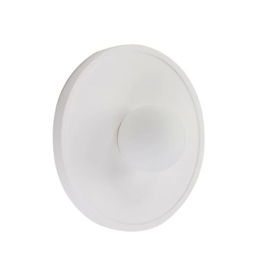 Lindby - Nielson seinävalaisin Ø 28 cm valkoinen kipsi | Alk. 48,00 €