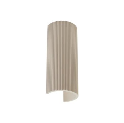 Lindby - Colja seinävalaisin, korkeus 30,5 cm, pyöreä, beige kipsi | Alk. 54,00 €
