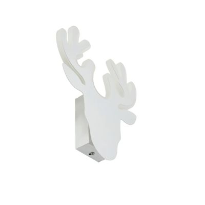 Lindby - Hirvi LED Seinävalaisin Valkoinen | Alk. 55,00 €
