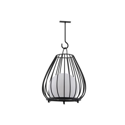 Lindby - Kelda Portable Aurinkokenno Pöytävalaisin Musta | Alk. 63,90 €