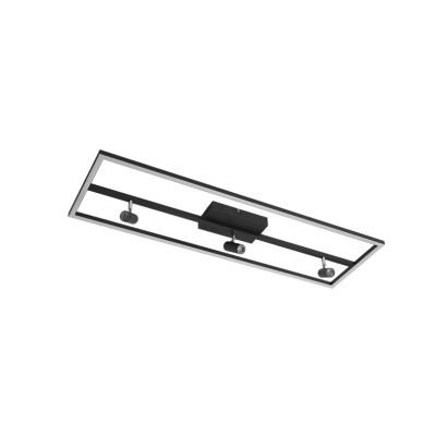 Lucande - Yvor LED Kattovalaisin w/Valonheitin Musta | Alk. 184,00 €