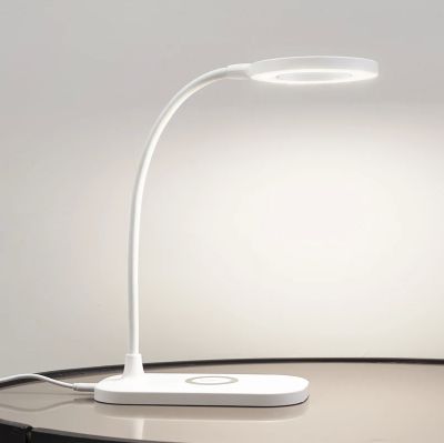 Lindby - Siona LED Pöytävalaisin CCT Dim. w/Charger Valkoinen | Alk. 38,00 €