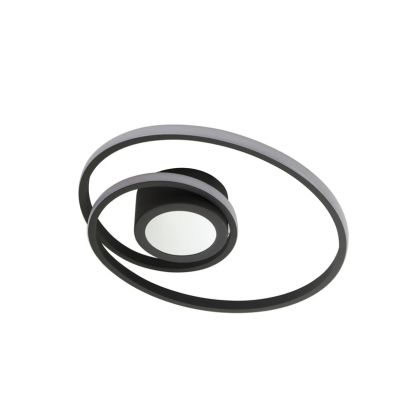Lindby - Thalina LED Kattovalaisin 45cm Musta/Valkoinen | Alk. 126,00 €