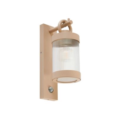 Lindby - Yrene Fluted Ulkona Seinävalaisin w/Sensori Beige | Alk. 109,00 €