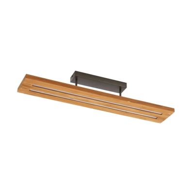 Lindby - Nesaja LED Kattovalaisin Dim. Puu/Musta | Alk. 138,90 €