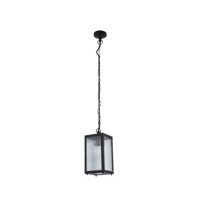 Lindby - Bolgar ulkoriippuvalaisin musta lasi metalli | Alk. 70,00 €