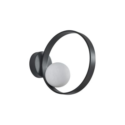 Lucande - Luneo LED Seinävalaisin Musta/Opaali | Alk. 69,00 €