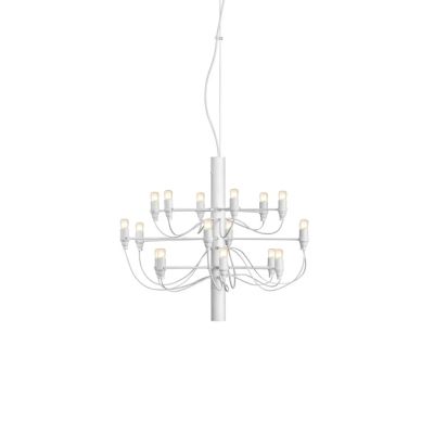 FLOS - 2097/18 C Riippuvalaisin w/Frosted Bulbs Matte White | Alk. 1 820,00 €