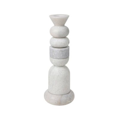 Tom Dixon - Stone Stacking Kynttilänjalka White | Alk. 427,00 €