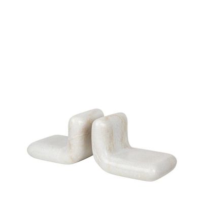 Tom Dixon - Stone Bookends 2 pcs. Veistos White | Alk. 163,00 €