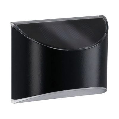 Paulmann - Elliot Solar LED Ulkona Seinävalaisin IP44 Anthracite | Alk. 15,00 €