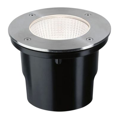 Paulmann - Durea 140 upotettava LED-lattiavalaisin ruostumaton teräs Ø 15 cm | Alk. 156,00 €