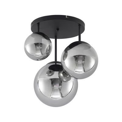 Lindby - Teeja 3 Round Kattovalaisin Smoke | Alk. 151,90 €