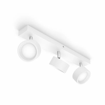 Philips - Bracia LED-kattospotti 3-lamppuinen, valkoinen | Alk. 84,98 €
