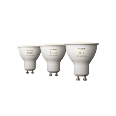 Philips Hue - White Ambiance Bluetooth GU10 4,2 W heijastin, 3 kpl | Alk. 69,99 €
