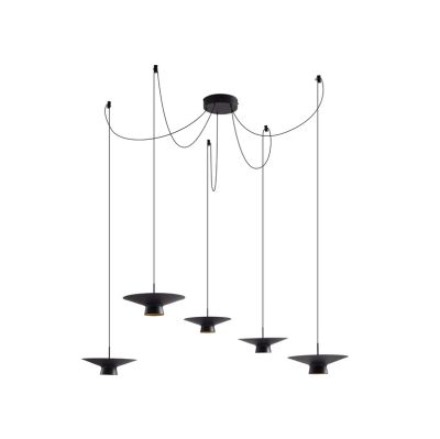 Lindby - Norvind LED-riippuvalaisin Ø 100 cm 10-lamppuinen musta metalli | Alk. 175,00 €