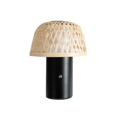Lindby - Nifelia LED Portable Pöytävalaisin Dim. CCT Puu/Musta | Alk. 46,90 €