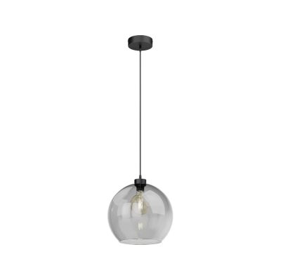 TK Lighting - Cubus riippuvalaisin Ø 30 cm savuharmaa lasi E27 | Alk. 64,00 €