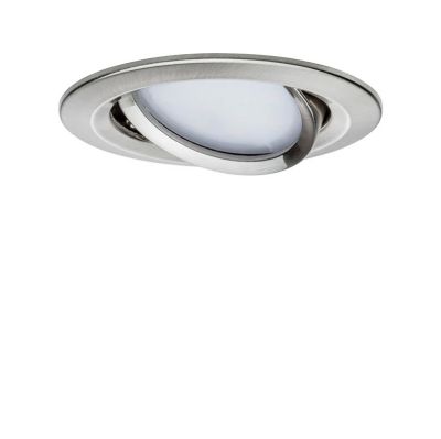 Paulmann - Nova Coin Recessed Kattovalaisin Ø84 RGBW Brushed Iron | Alk. 39,00 €