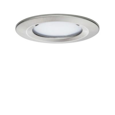 Paulmann - Nova Coin Recessed Kattovalaisin 3pcs. Ø78 RGBW IP44 Brushed Iron | Alk. 107,00 €